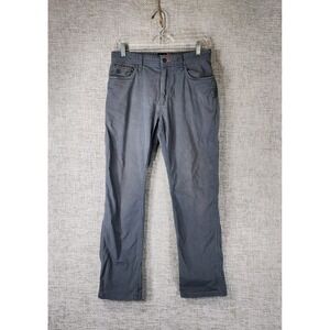 Howler Bros Canvas Pants Mens 30x30 (30x29) Gray 5 Pocket Straight Leg Casual